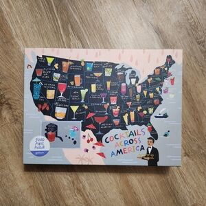 Galison Cocktails Across America 1,000 Piece Puzzle